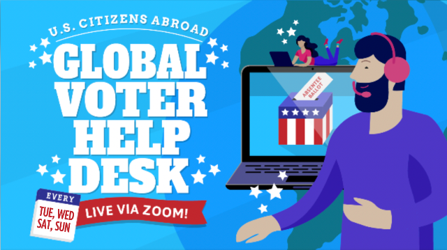 DemsAbroadFR's tweet image. HAPPENING NOW: Live voter help on Zoom, with folks ready to answer your voter registration and ballot return questions. #howtovote

bit.ly/zoomvoterhelp