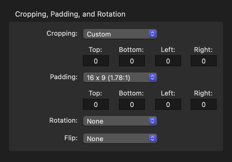 CudeColor's tweet photo. I forgot that #AppleCompressor now has rotation and flip options! #FCPX https://t.co/IkgB0MvQBp