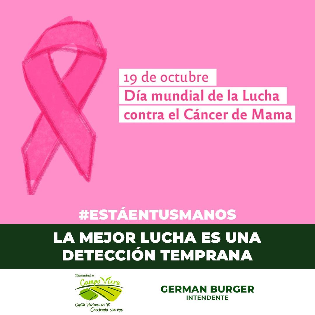 municampoviera's tweet photo. #19DeOctubre 
#diamundialcontraelcancerdemama 
#MunicipalidaddeCampoViera 
#IntendenteGermánBurger https://t.co/UGYygL0C32