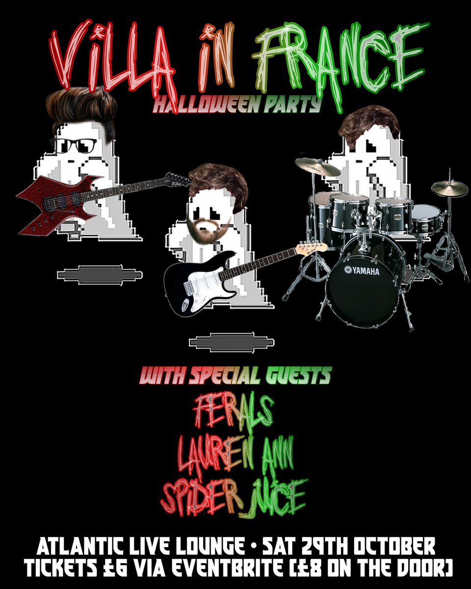 Villa in France (@villainfrance) on Twitter photo ICYMI: We will be doing some extra special Halloween Shows in DERRY and PORTRUSH to celebrate the season of the spook! With pals in Ferals, Lauren Ann, <a href="/BandFakeFriends/">Fake Friends</a>, Arn, Polxroid & Spider Juice accompanying us🙏🏻🔥
Tickets are available here:
linktr.ee/villainfrance ICYMI: We will be doing some extra special Halloween Shows in DERRY and PORTRUSH to celebrate the season of the spook! With pals in Ferals, Lauren Ann, <a href="/BandFakeFriends/">Fake Friends</a>, Arn, Polxroid & Spider Juice accompanying us🙏🏻🔥
Tickets are available here:
linktr.ee/villainfrance