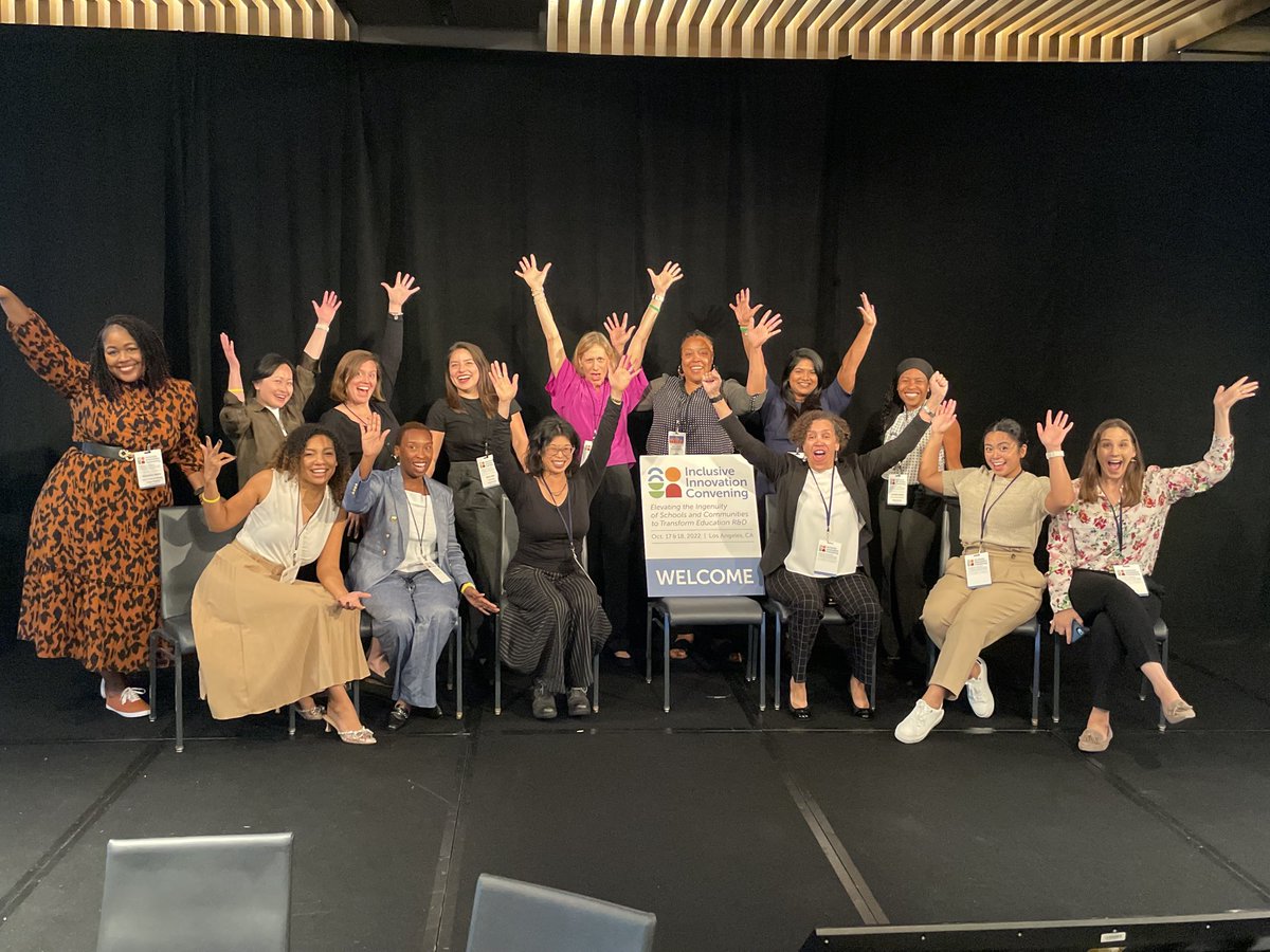k12kimsmith's tweet photo. Incredibly proud of the ⁦@DigitalPromise⁩ Center for Inclusive Innovation team for a powerful, real, inspiring inaugural convening in LA! You all rocked it with heart for kids, communities and educators! ❤️ ⁦Thank you! ⁦@DigitalPromise⁩ ⁦@DPLeague⁩ https://t.co/QsUjQ3ACTE