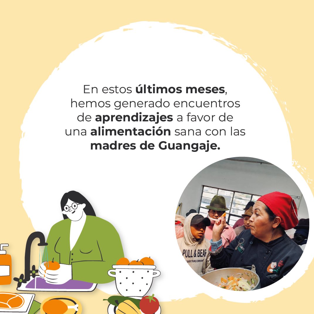 redesconrostro's tweet photo. “En la mirada de los niños y niñas dar una probada de cada platillo, fue el escenario más cargado de alegría”, así arrancaron los encuentros de aprendizaje con las madres de Guangaje en julio.

Agradecemos a La Cuchara Orgánica por compartir sus saberes.

#AprendamosJuntos https://t.co/PvmW5KYmQd
