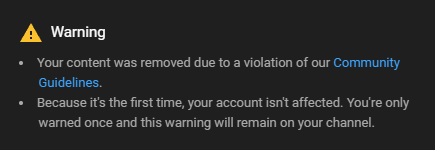 VaushV's tweet photo. This morning I woke up to TWO fraudulent YouTube channel strikes, one to my main channel and one to my second. I won't be able to stream or post videos to my main channel for a week.

It's extremely clear these strikes are the product of fraudulent brigading, as I'll explain. https://t.co/QJ5ZdfUlID