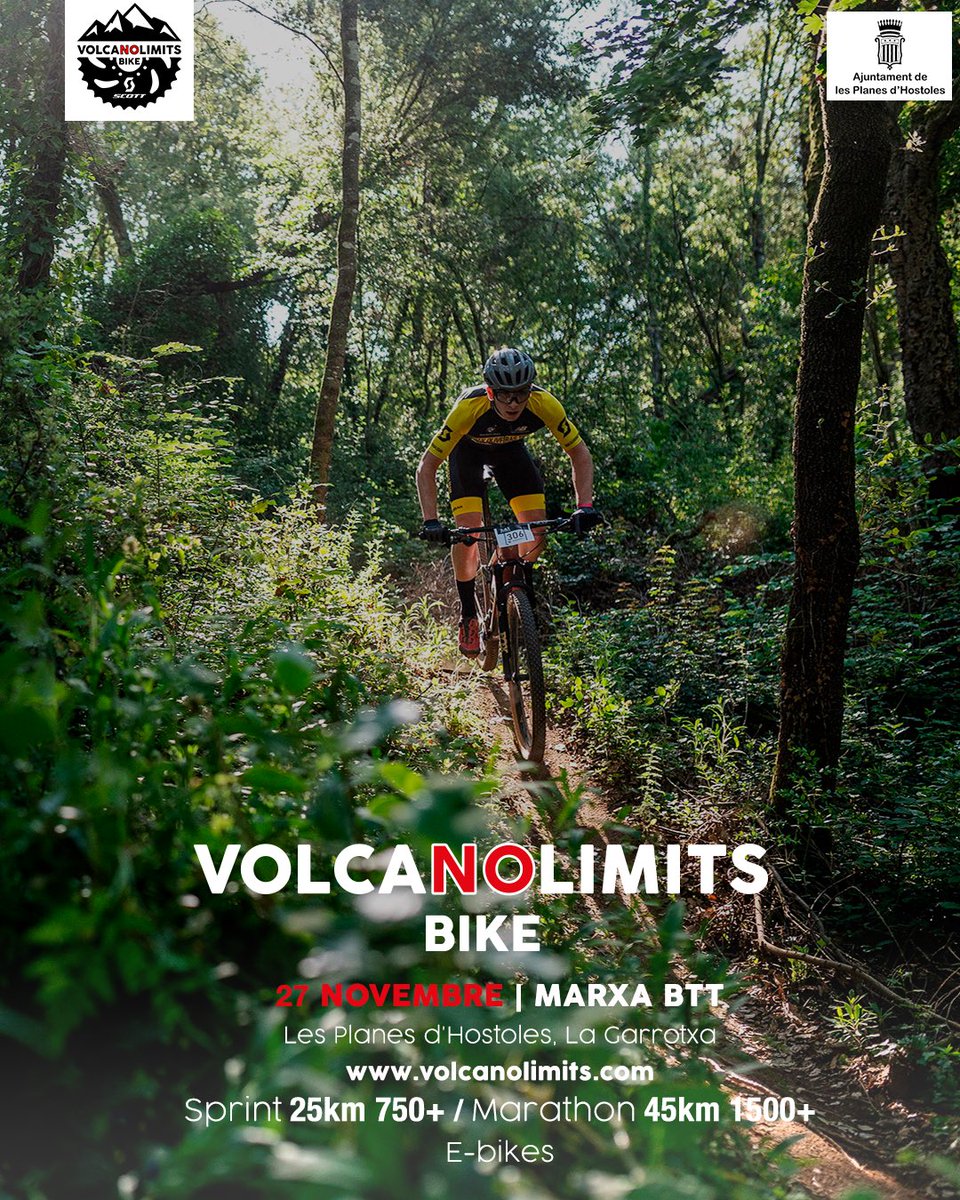 INSCRIPCIONS OBERTES ⚠️

Un repte per a tothom per descobrir racons magnífics de la Garrotxa, per gaudir de l’autèntica Btt. 🌋 🚵🏼‍♂️🚵🏼🚵🏾‍♀️🔥

volcanolimits.com/bike/

#btt #inscripcionesbtt #mountainbike