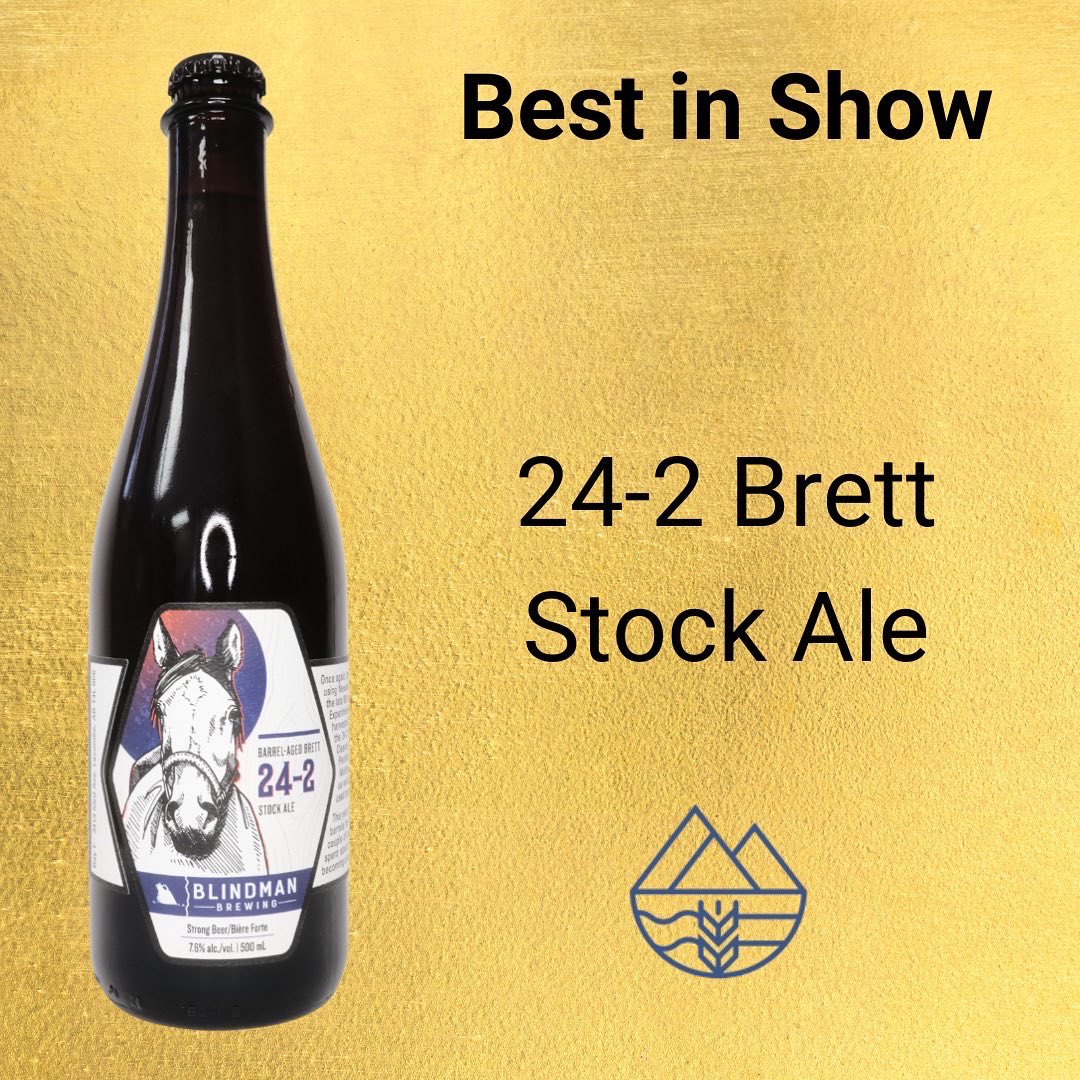 blindmanbrewery's tweet photo. We took home Brewery of the Year last night at the @AltaBrewers awards! Thanks to all of you for your continued support, we’re incredibly proud to receive these awards. https://t.co/uN1E5niFJe