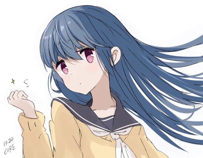 シーズンオフに備えて気合いを入れる志摩リンちゃん 