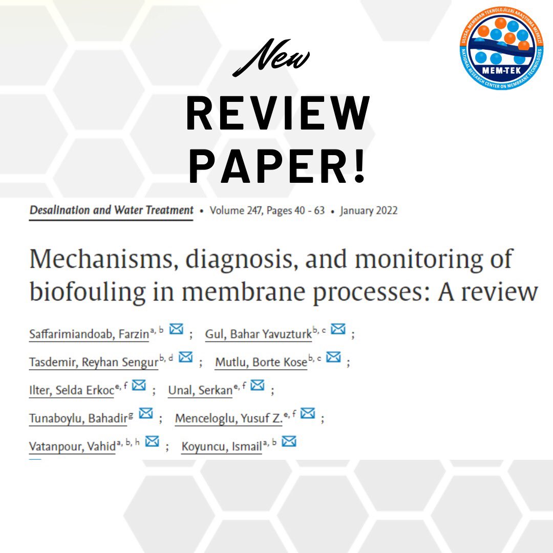 itumemtek's tweet photo. We continue to support #science with research #articles and #reviews published in 2022. As MEMTEK Research Center, we are happy to share with you the articles published. Check it out now!
💻🧪🔬💧🧫
#memtek #membrane #biofouling #separation #rareearthelement #textile #wastewater https://t.co/HmwEnejSbw