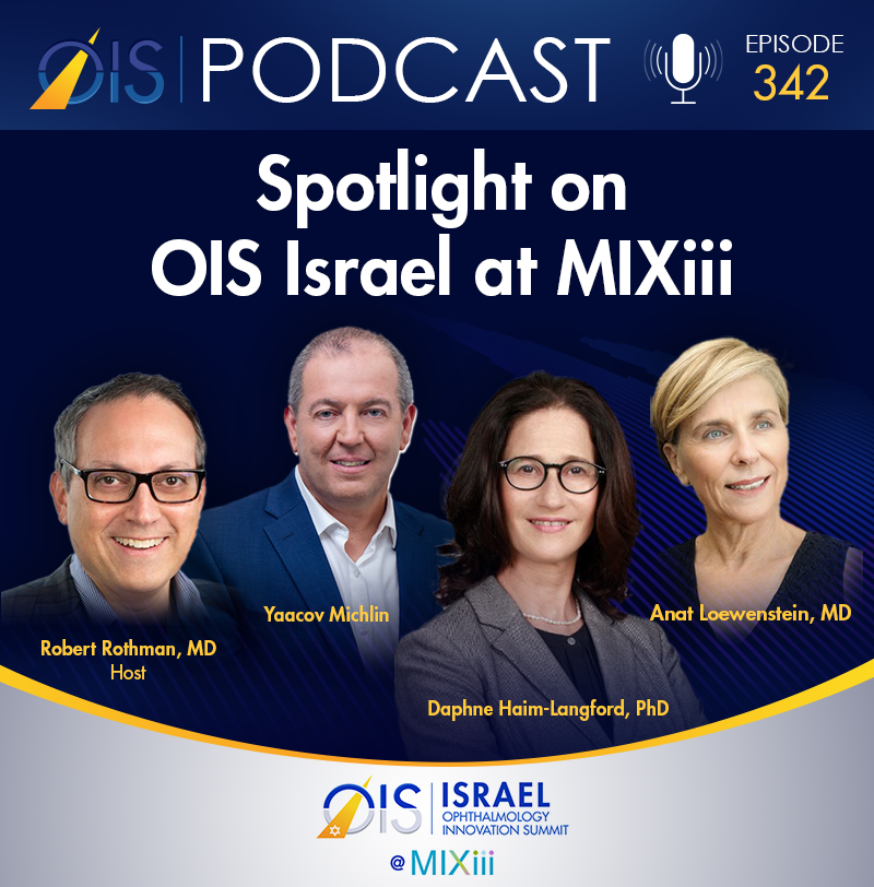 OISTWEETS's tweet photo. On our latest podcast, OIS Israel co-chairs give a sneak preview of the summit and what makes Israel such a hot ophthalmology market. Listen: https://t.co/o3fU4V1rYF
#ois #oispodcast #ophthalmology #oisisrael https://t.co/TETZE5A2WT