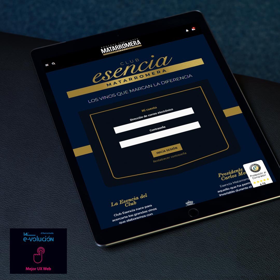 Matarromera's tweet photo. https://t.co/U2u9HJEhTK es #PremioEvolucion a la mejor #UXweb de @nortecastilla https://t.co/dNUA62e9jU