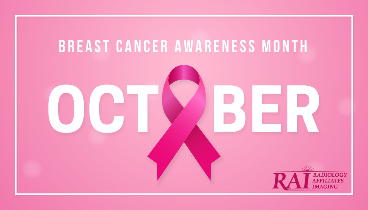 4RAI's tweet photo. October is #BreastCancerAwarenessMonth! RAI goes #Pink every October to encourage everyone to schedule their annual mammogram! Your day is filled with things to do for others...take a moment to do something for yourself! Your family &amp; friends will thank you! #3DMammography #BCA22 https://t.co/w7cWWVqzoe