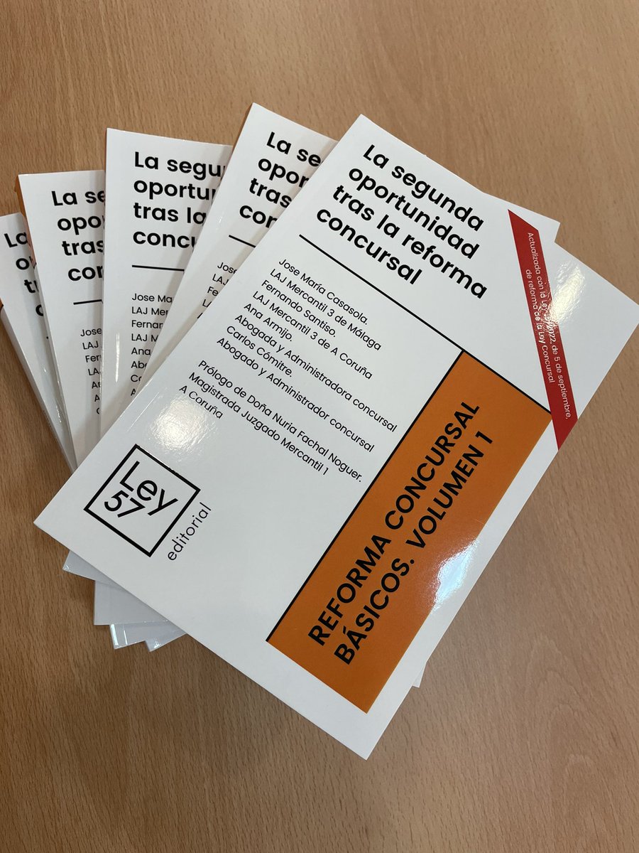 EditorialLey57's tweet photo. Tener que reimprimir un libro jurídico es ya en si todo un éxito. Gracias a autores y a @IagAuction x su patrocinio. De nuevo disponible en tu librería habitual y https://t.co/ByVr8JBp0L https://t.co/jft97wGsRL