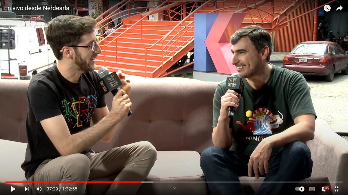 pab_ezequiel's tweet photo. Gracias Damián Pedraza del @eltraductor_ok por la entrevista en tu espacio de "En Vivo desde #Nerdearla" y la posibilidad de compartir la charla de hoy de "#Microfrontends en un Banco Global"

https://t.co/sqRp1RLIVZ
#BBVA #TheNinjaProject 💙 #EquipoBBVA https://t.co/634Ejv8bby
