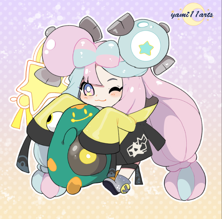 ナンジャモ(ポケモントレーナー) 「Iono chibi Keychain #ポケモン #ポケモンSV #Pokem」|🌟yami11arts🌙 # AA14 Salón manga Alicanteのイラスト