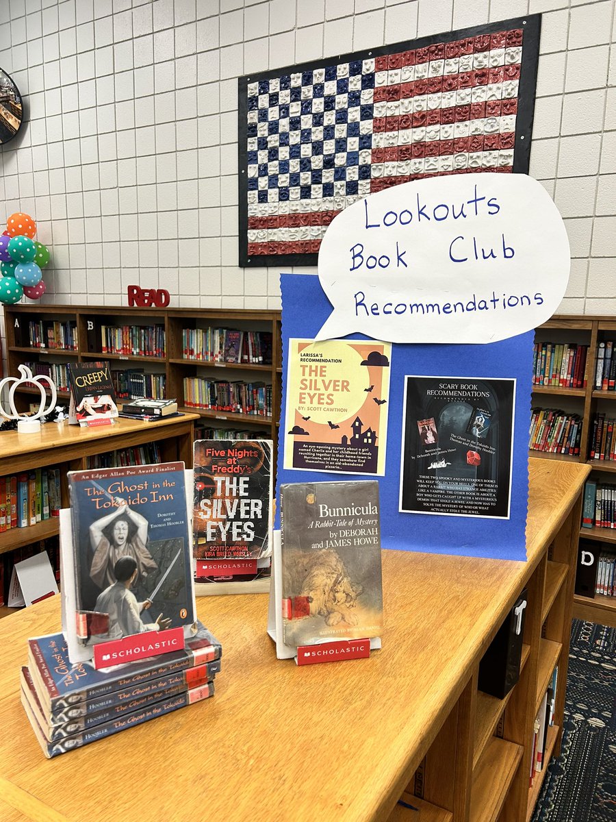 Today we met the Lookout Book Club kids. They created book recommendations in <a href="/canva/">Canva</a>…..I thought they were posters from the publishers because they were so good! <a href="/DownEastMiddle1/">Down East Middle School</a> <a href="/CarteretK12/">Carteret County Public School System</a> #LighttheWay