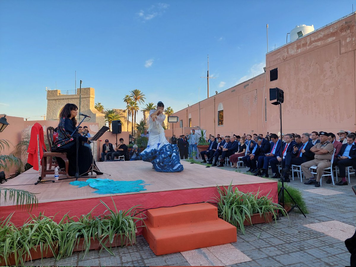 EmbEspLibia's tweet photo. Evenenig of flamenco magic with DanzalArriba at the red castle in Tripoli. Thank you Red Castle board for hosting the event and @ICTunez. https://t.co/raRiHXVxz4