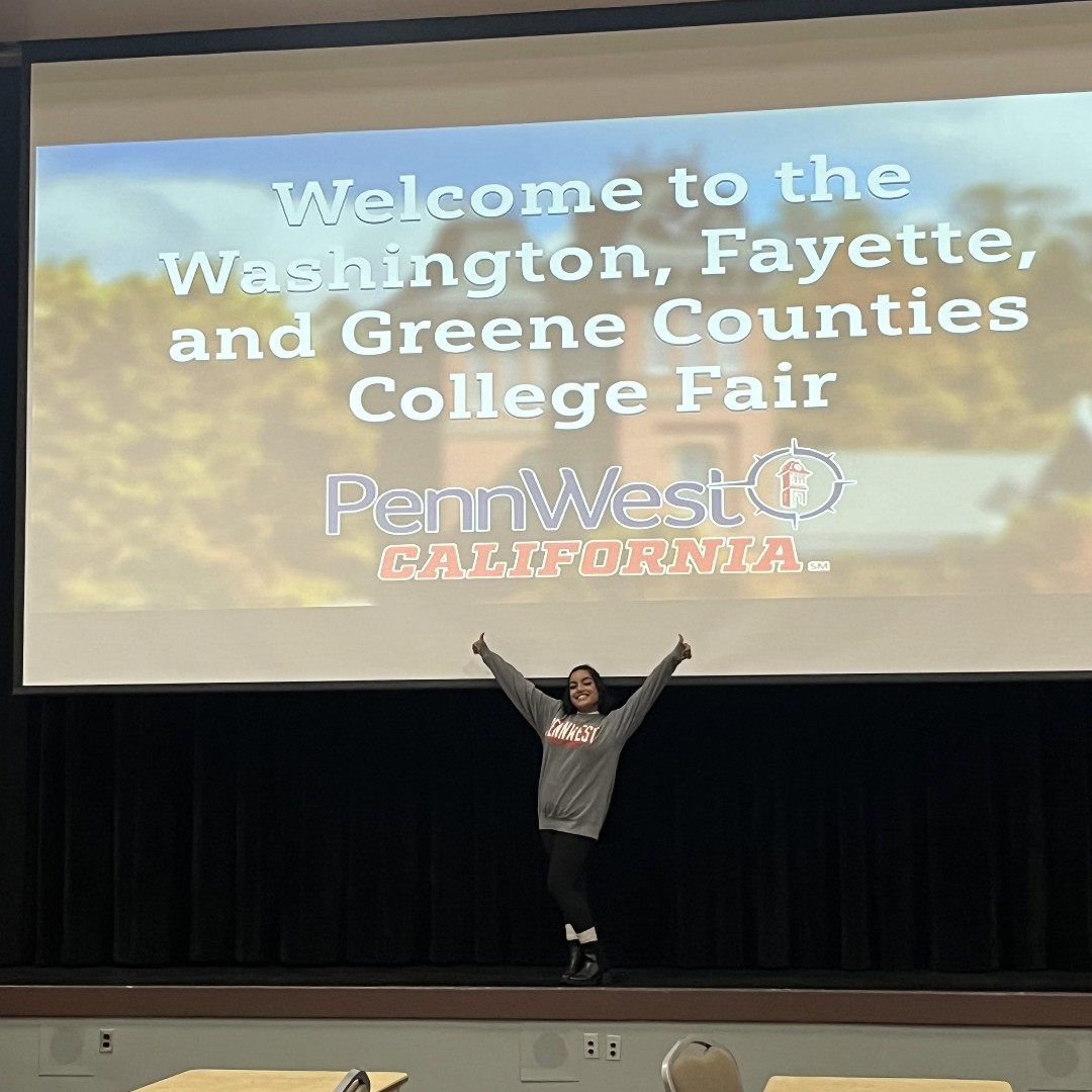 PennWCalAdm's tweet photo. We were honored to host the Washington, Fayette and Green Counties College Fair yesterday for hundreds of high school students looking at what they wish to do after high school. It was awesome to speak to so many students and talk to them about their career goals. https://t.co/V2gfkqhueC