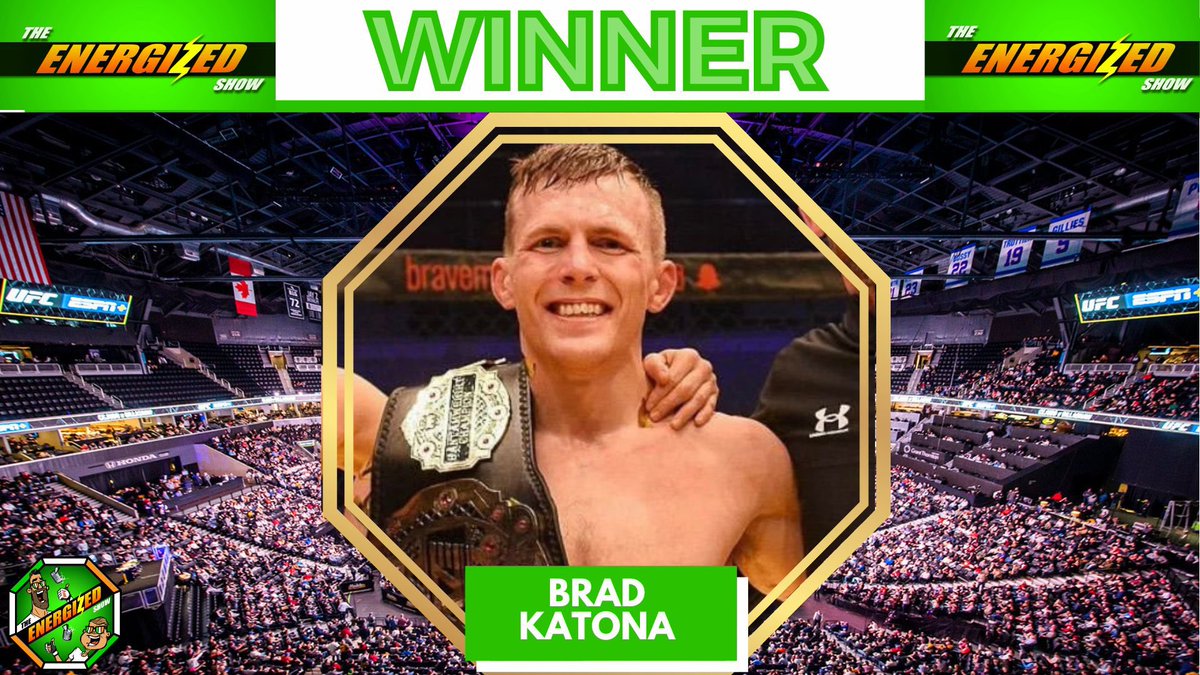 Energized_Show's tweet photo. Congrats to @bradkatona on defending his @bravemmaf Bantamweight title #bravecf63 #sbgireland https://t.co/WHiiBBUiEg