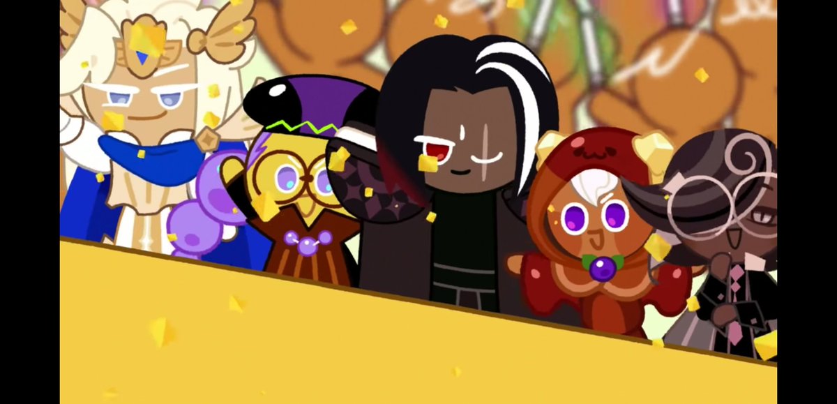 hamcheese_egg's tweet photo. CHOCO BOUGHT PANCAKE TO THE CONCERT IM IN TEARS 😭😭😭😭😭💕💞💖😭😭 
MY FOUND FAMILY HC IS CANON
#cookierunkingdom https://t.co/rR5jwL6yCY