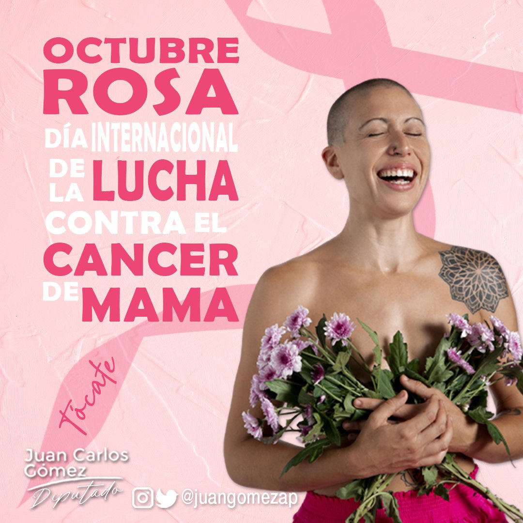 Hoy #19Oct valoramos la lucha y concientización contra #CancerDeMamas.

En Venezuela es importante tener presente que un diagnóstico temprano trae mejoras en la calidad de vida, además de disminuir la tasa de mortalidad.

#Tocate 🎀 #DiaMundialDelCancerDeMama 
#OctubreRosa