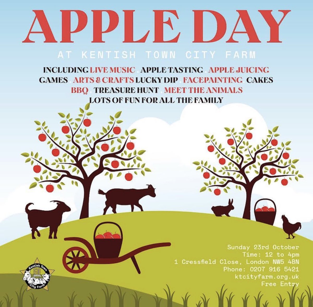 This Sunday: lots of volunteering slots to fill to help out at Kentish Town City Farms Apple Day!
goodgym.org/happenings/ken…