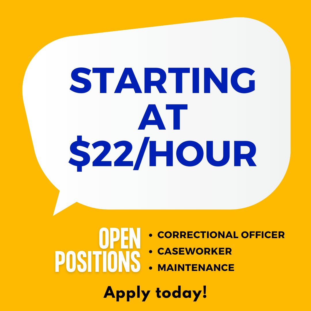 Our starting pay is going up from $19 to $22 per hour! Apply today to begin your career in corrections: in.gov/idoc/careers-i…