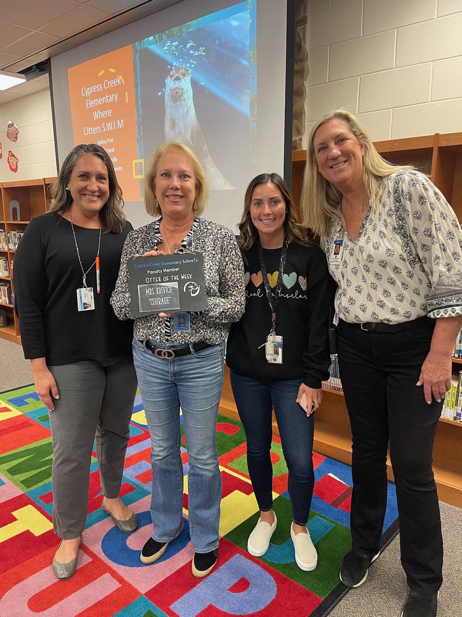Look who earned otter 🦦 of the week status for courage!  <a href="/cypresscreekvcs/">Cypress Creek</a> <a href="/cypresscreekpta/"></a> <a href="/volusiaschools/">Volusia County Schools</a> <a href="/sofiawalk79/">sofiawalk</a> <a href="/teachserrano/">Amanda Serrano</a> <a href="/MrsJefferisCCE/">Rachel Jefferis</a>