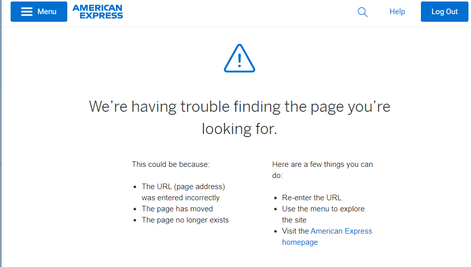 RAINBOWMEALWORM's tweet photo. @AskAmex We are unable to access our October pdf billing statement; the link in the email leads to this page: https://t.co/KrVfSaJQZV