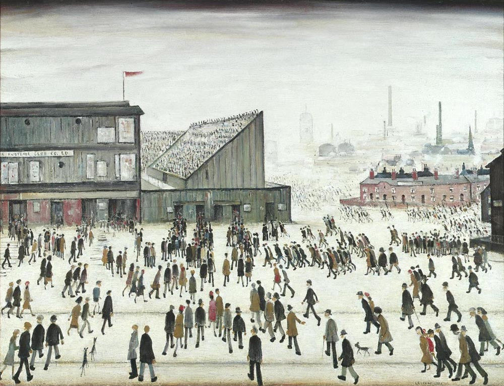 We are delighted to announce that this evening we have successfully bid for LS Lowry's Going to the Match at Christie's. For more information please visit: bit.ly/3s9HSHy
