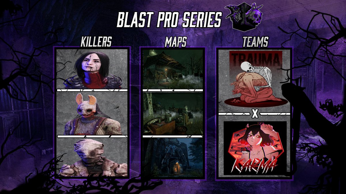 phenombr's tweet photo. Today Matches
Stream: https://t.co/77vqlhRJZG
Main Stage - Upper Bracket - Round 1
06:00 pm (Brasilia, Brazil)
11:00 pm CET
Trauma vs Karma ( Artist | Huntress | Nurse )
#DeadbyDaylight #bpsdbd https://t.co/GcQeUGXmPP