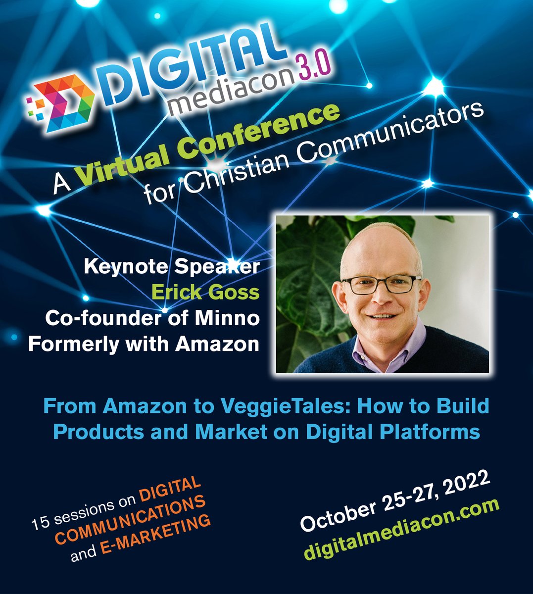 Erick Goss, formerly of Amazon, is the co-founder and CEO of Minno. From lessons learned in his last 25 years working in digital, Erick will give a masterclass on effective digital marketing in uncertain times and how to build products customers love.
 digitalmediacon.com
