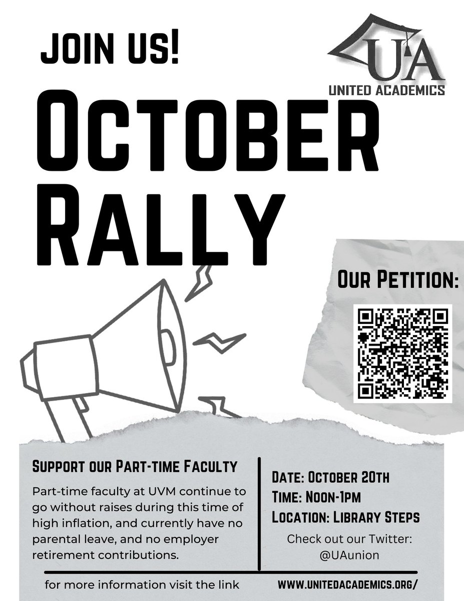 Join us for our rally tomorrow at noon!
