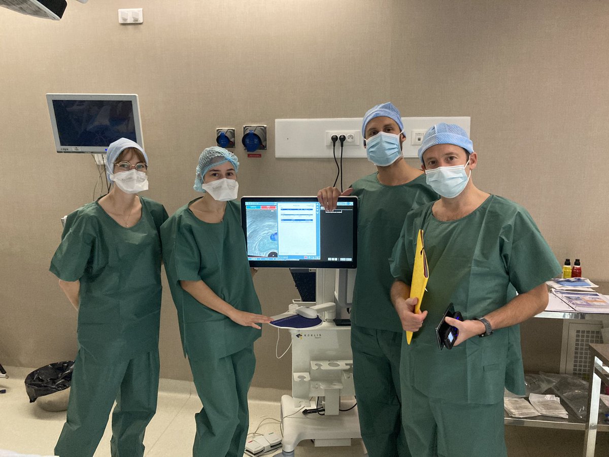Patient #10 for VIOLETTE protocol today @urologiecochin 👈 Transperineal focal microwave for #prostatecancer <a href="/NBDelongchamps/">Nicolas Barry Delongchamps</a> <a href="/KoelisBx/">KOELIS</a>