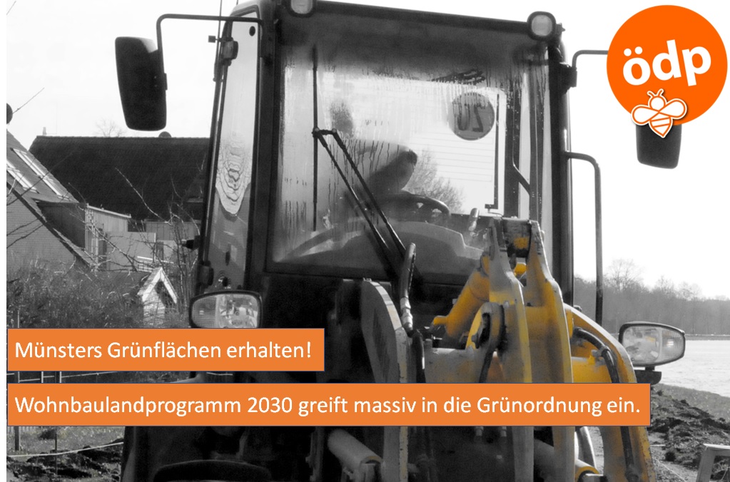 Die Stadt #Münster #RatMS plant zukünftige Wohngebiete. Bei etwa einem Drittel wird in die Grünordnung eingegriffen - es sollen Flächen bebaut werden, die in ihrerer Funktion bedeutend sind. Der Umweltschutz muss wie so oft anderen Interessen weichen. 
oedp-muenster.de/aktuelles/pres…