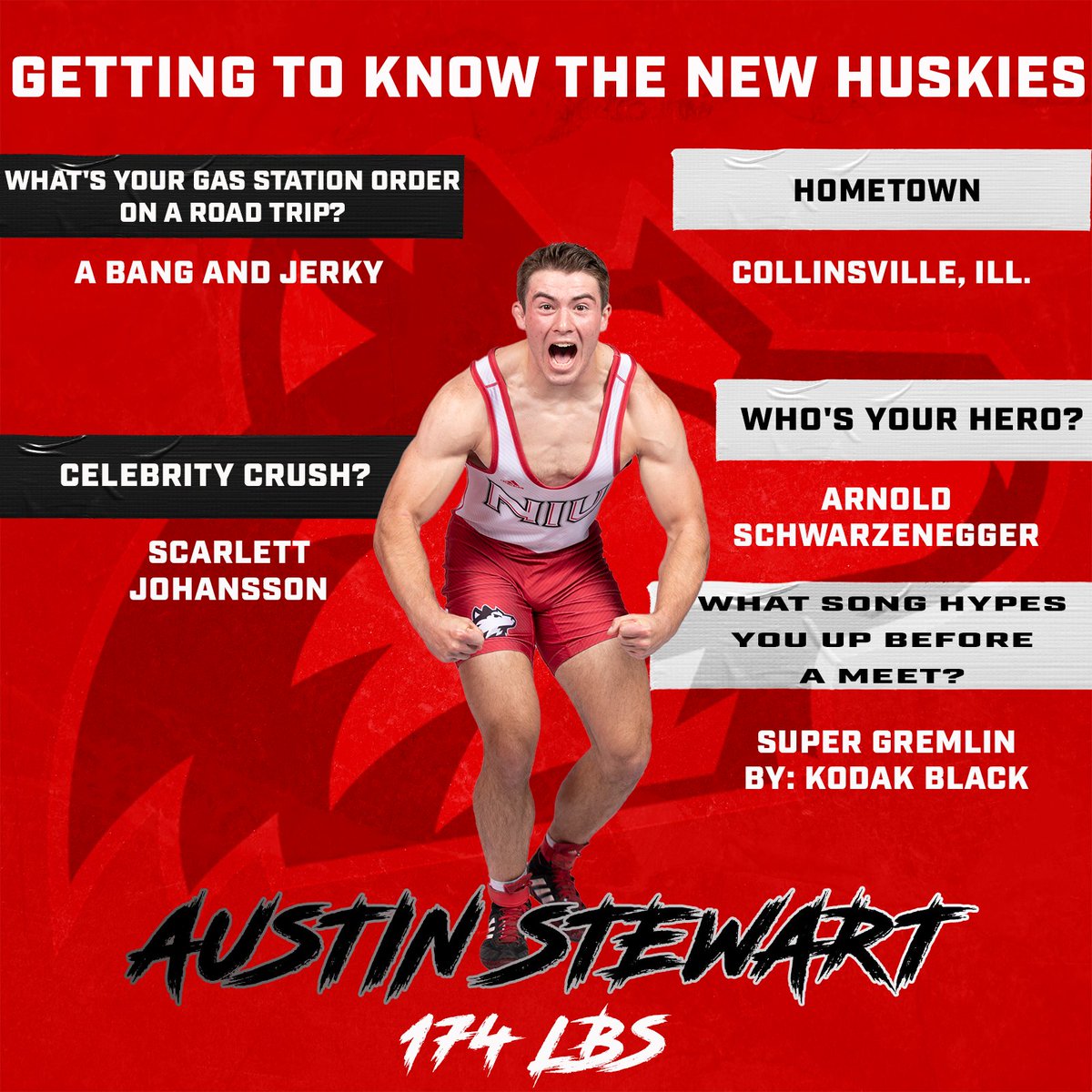 With our season just around the corner, get to know some of the new Huskies!

Day 1️⃣: Meet our guys, Austin and Aiden! 🐾 #worklikeadog