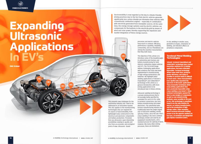TelsonicGroup's tweet photo. Telsonic's Ultrasonic Technology is again featured in the latest issue of #EMOTEC Magazine. Read the full article on pages 56-59 here: https://t.co/G5gDXYgDQ2 https://t.co/At7DPLWlSc