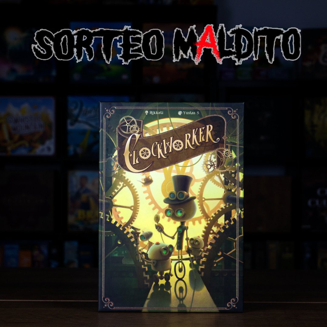 🔴SORTEO🔴

Con motivo del lanzamiento de Clockworker os proponemos un nuevo #sorteomaldito !!🎉🎉
Para participar debéis:
🔺Sigue la cuenta <a href="/MalditoGamesES/">Maldito Games</a> 
🔺Retwittear
🔺Menciona 3 personas con las que jugarías
El ganador/a se anunciará el 25/10/22 ¡Mucha suerte!