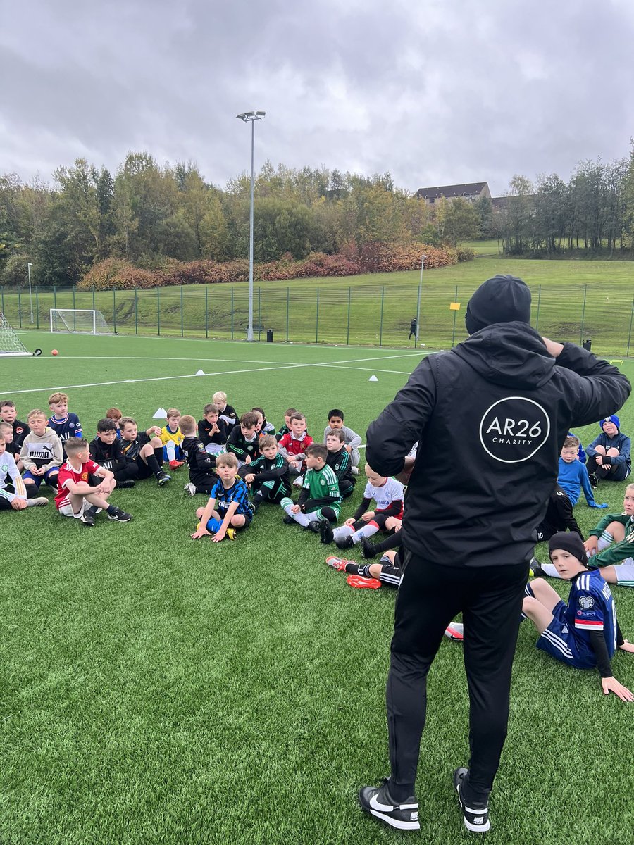 ar26charity's tweet photo. Brilliant turn out today for our camps in Inverclyde!!

Well done to all the participants that took part⚽️🤝🏻

Thank you Inverclyde!!

#octobercamp #footballforall #footballfun https://t.co/YTsqp3x7ua