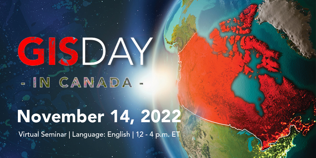 The virtual 2022 GIS Day in Canada seminar is on Monday, November 14.  With so many interesting sessions, this event will inspire you to create and develop your own GIS projects.

Check out the agenda: esri.social/Pvzh50L8kzZ

#GISDay2022 #EsriCanada