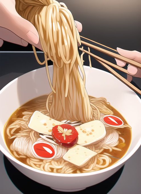 「Ramen noodles that eat idols」
(アイドルを食べるラーメン)

これだと安定して箸を出す

AIからすれば、人間がラーメンを食べるのではない、ラーメンが人間を食べるのだ!

樋口で出すのはやめとくので、樋口Pは各自やってください 