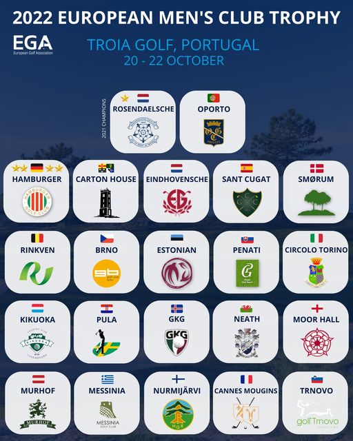 NGF_'s tweet photo. Morgen begint voor #landskampioen @Eindhovensche en titelverdediger @Rosendaelsche het EK voor clubteams.
3️⃣ spelers per team
3️⃣ x 18 holes
Volg de scores op #TroiaGolf ➡️ https://t.co/ot3FLqGhtH #EuropeanClubTrophy #egagolf https://t.co/l1QlriGD5v