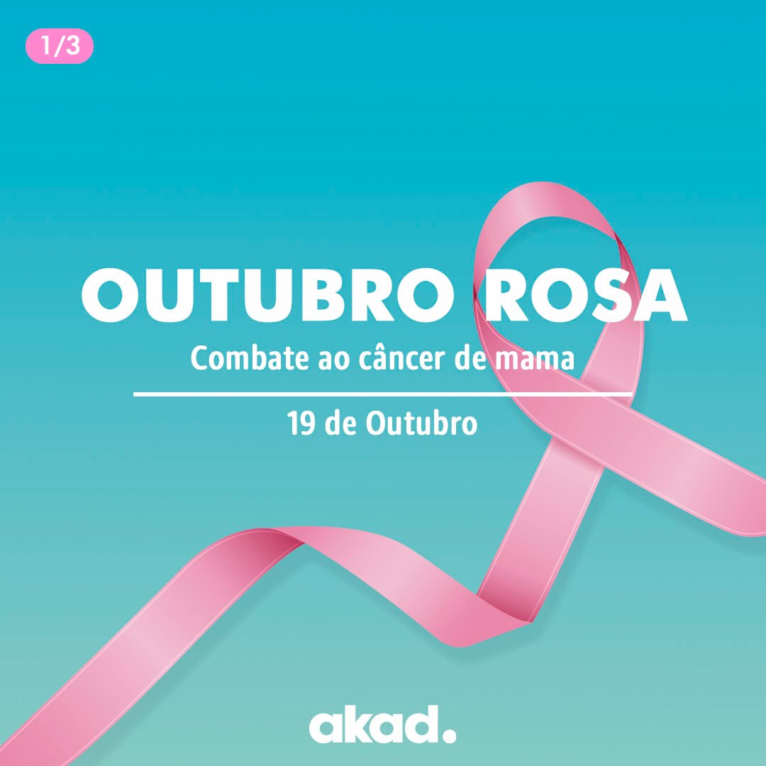 AKAD_br's tweet photo. Hoje é dia Internacional do Combate ao Câncer de Mama. 

Essa luta é de todos nós! 🎀

#outubrorosa #prevencao #tratamento https://t.co/k9iLVBIJ6X