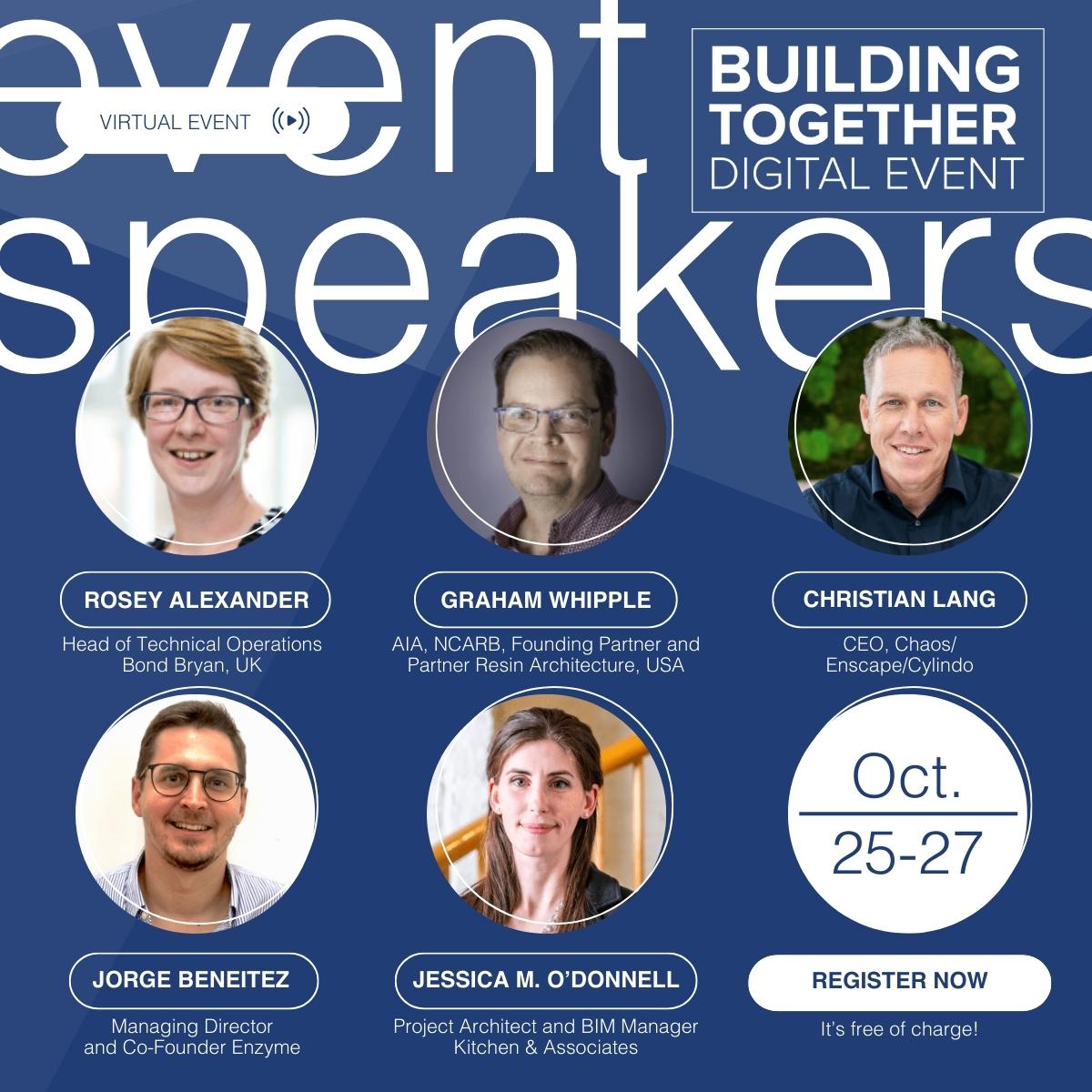 💡 Meet some of #BuildingTogether 's speakers and panelists
Join and learn invaluable insights on the BIM journey and experiences from firsthand users.
📌  ow.ly/A56J50LeZ8Z
.
#BIM #GRAPHISOFTBuildingTogether #GRAPHISOFT #AEC #architecturaldesign #engineering #construction