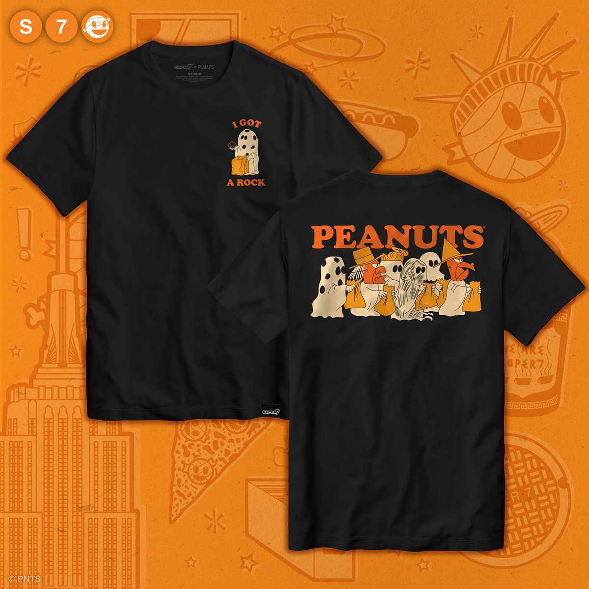 I got a rock! Commemorate this classic moment from It’s the Great Pumpkin, Charlie Brown with this new Peanuts tee available now on Super7.com!