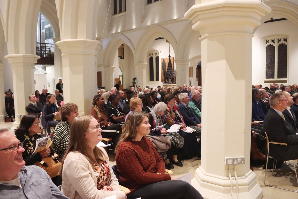 C_A_Watford's tweet photo. What an amazing evening! Over 153 people give thanks to God and bless the future of our town. In the words shared by @WatfordMayor "My hope for Watford's next hundred years is that we do not grow weary or tired, and that Watford is a place rooted and established in love." https://t.co/2RJBnhKu4S