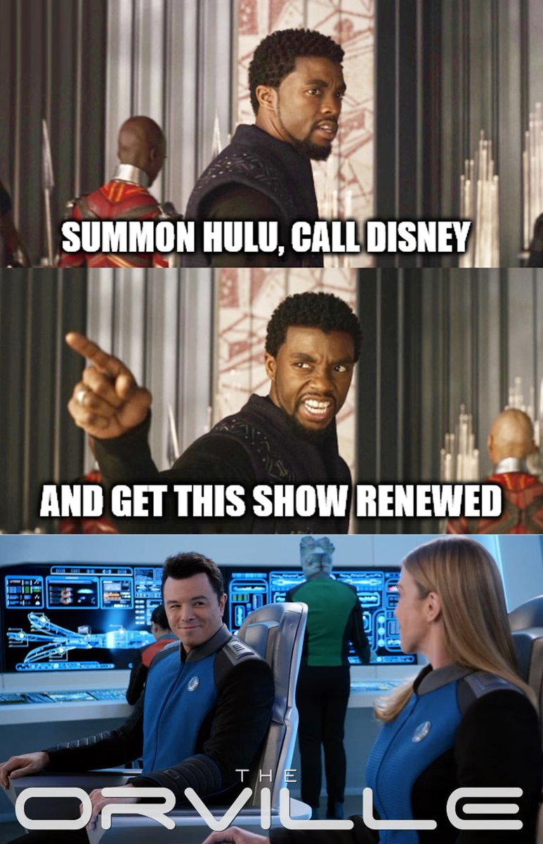 pedrostarfleet's tweet photo. Once again for the people on the back! #TheOrville #RenewTheOrville #TheOrvilleNewHorizons https://t.co/LCI3p0IakM