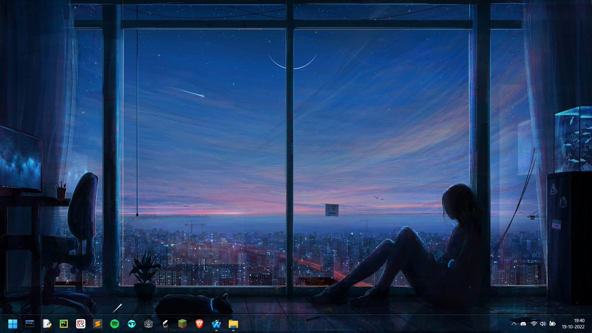 Xenavex's tweet photo. @LinusTech taskbar line messed up cause of 22H2
otherwise clean af https://t.co/YXvk7MAG3O