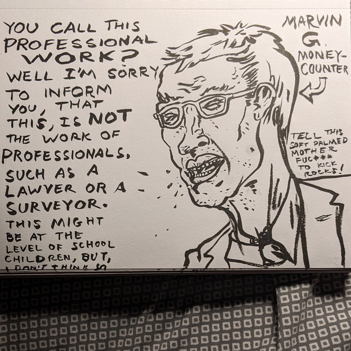 It's Wednesday and everyone you work for is highly unappreciative of you! 

#clients #dissent #comicstrip #professional #underappreciated #lifelessons #excuses #ink #wednesdaywisdom #nothingisgoodenough #work #workday #comicsaftermidnightwithjta #comicsarebetterthanmemes
