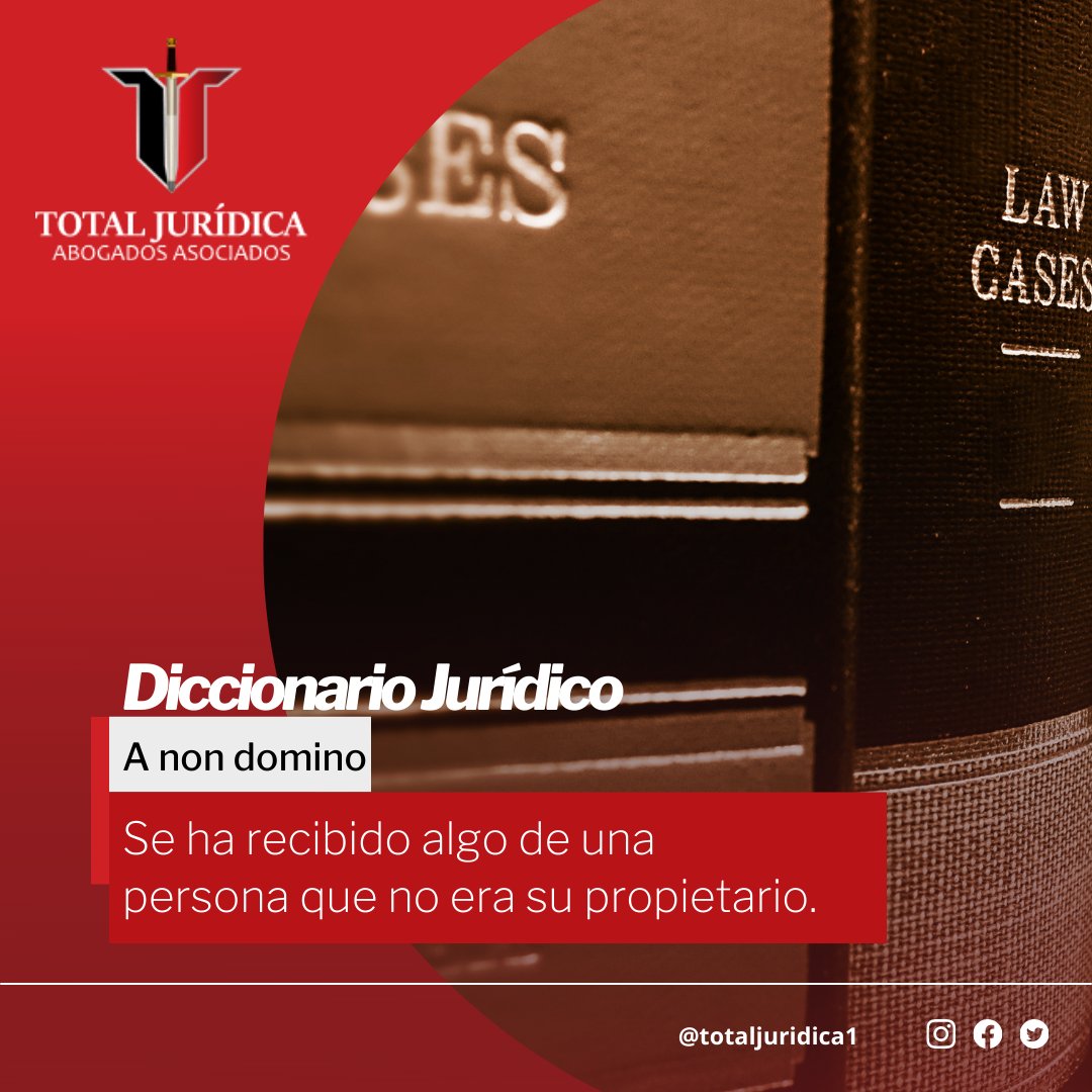 totaljuridica1's tweet photo. En nuestra sección de #TotalTeExplica hablaremos sobre la expresión A nom Domino.
¿Sabe qué significa?, ¿cuándo se usa?
Nuestros abogados expertos nos explican.
Cuéntanos que otras frases has escuchado.
#abogados #abogadosmedellin #diccionariojuridico #totaljuridica https://t.co/68h9Agr3bs