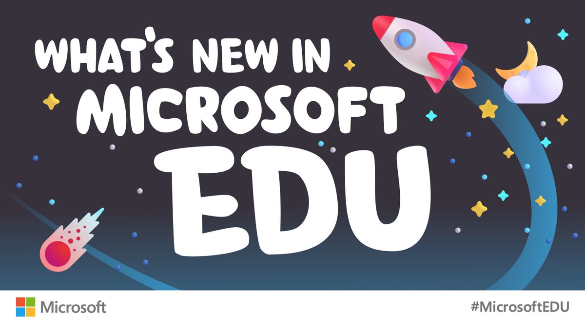 "What's New in #MicrosoftEDU" - a new monthly webinar series 🚀 Hosted by our Product Management team (including me!) Agenda includes:

✅ Teams EDU updates
✅ M365 EDU updates
✅ Q&amp;A

Learn more, sign up 🔗 techcommunity.microsoft.com/t5/education-b…

#edtech #MIEExpert