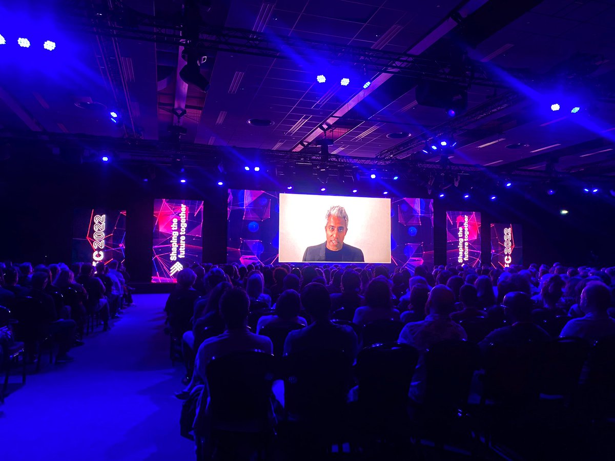RebeccaElcome's tweet photo. This stage &amp; these conversations 🧡 There’s no conference like it! Congratulations to my friends @TheResAlliance for making this moment happen #IFC2022 @AnandWrites https://t.co/lRdfULk5mi